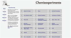 Desktop Screenshot of chemieexperimente.de